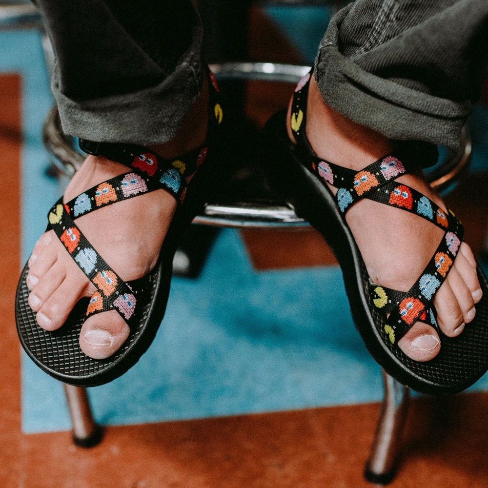 *IN SEARCH OF* Pac-Man Chaco Sandals (DO NOT BUY!)